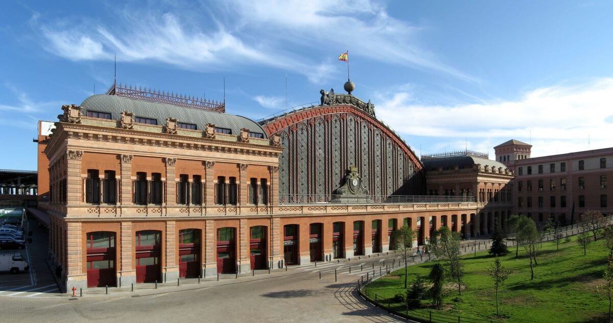 Estructuras de hierro en Madrid: Atocha